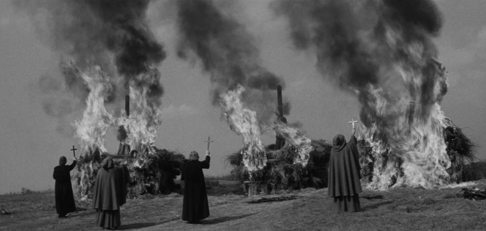 A depiction of Catholic witch burning in Witchhammer.