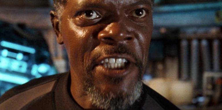 Samuel L. Jackson in Deep Blue Sea (1999).