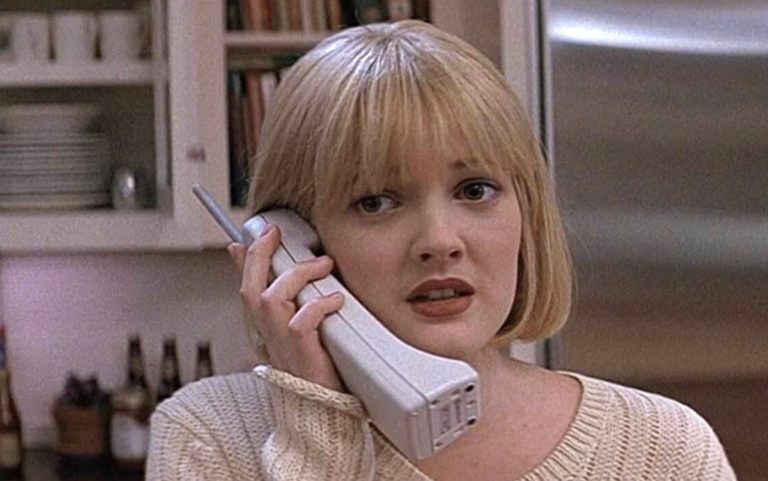 Drew Barrymore in Scream (1996).