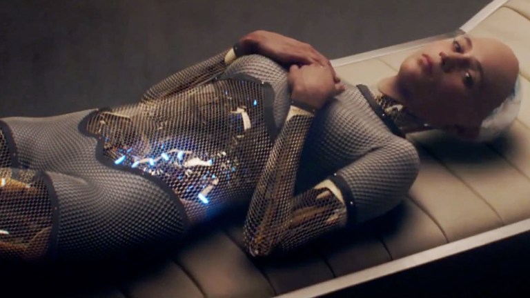 Alicia Vikander in Ex Machina (2014).