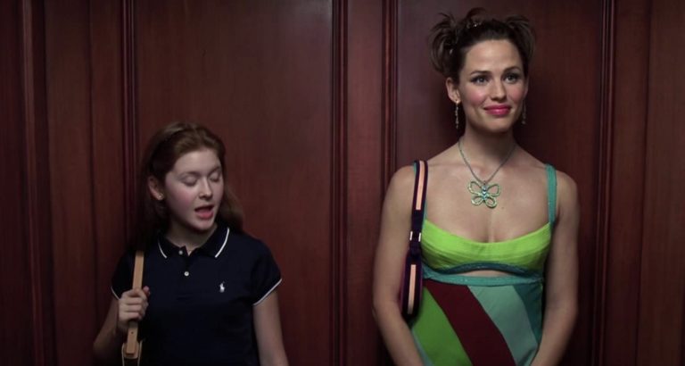 Renee Olstead and Jennifer Garner in 13 Going On 30 (2004).