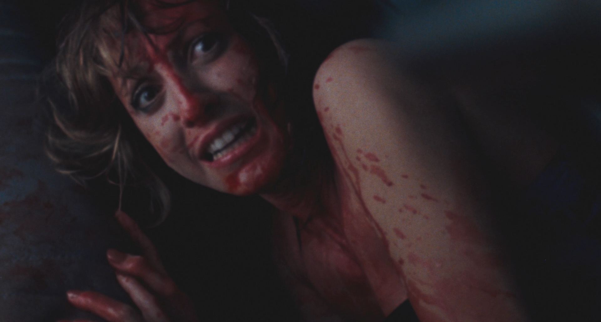 One of Frank Zito's (Joe Spinell) victims in Maniac (1980).