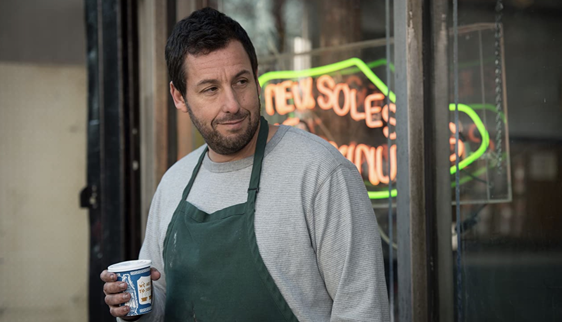 Adam Sandler in The Cobbler (2014).