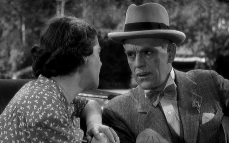 Boris Karloff in Black Friday (1940).