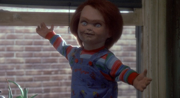 Brad Dourif as the voice of Chucky in Child's Play (1988).