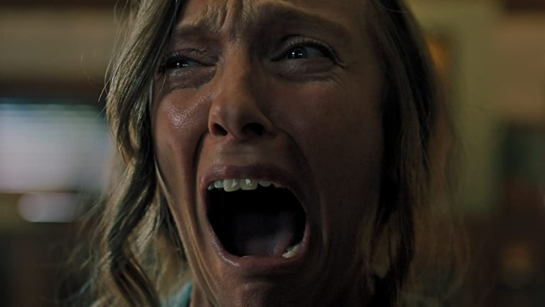 Toni Collette in Hereditary (2018).