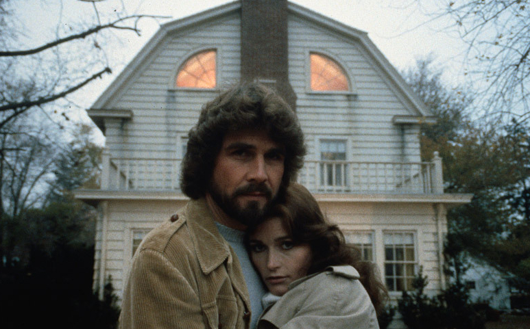James Brolin and Margot Kidder in The Amityville Horror.