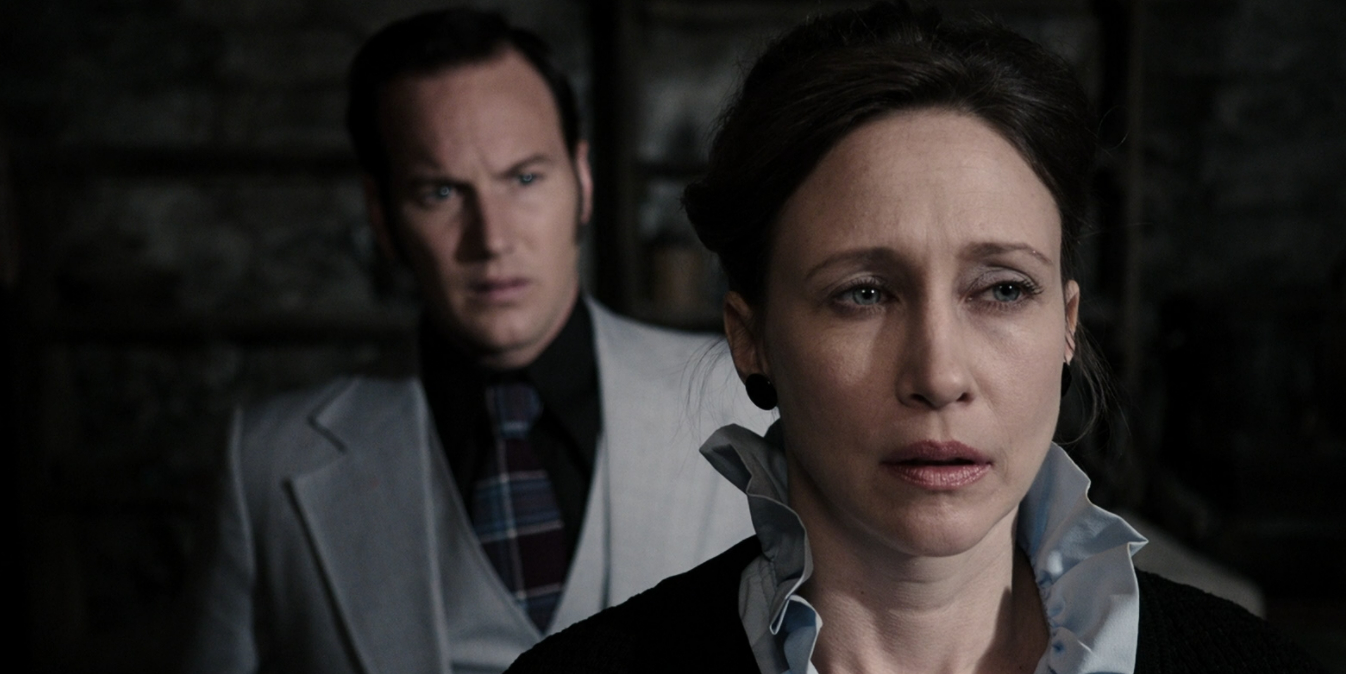 Patrick Wilson and Vera Farmiga in The Conjuring.