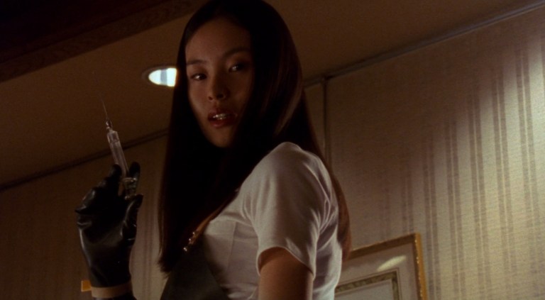 Eihi Shiina in Audition (1999).