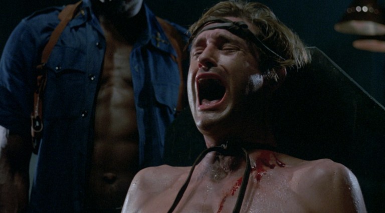 Bull Pullman screaming in The Serpent and the Rainbow (1988).
