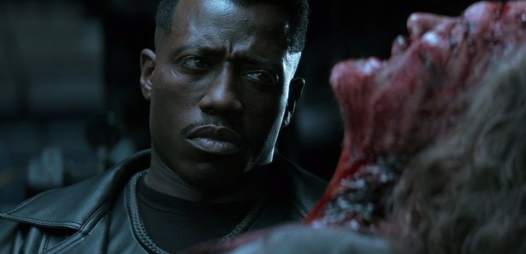 Wesley Snipes in Blade (1998).