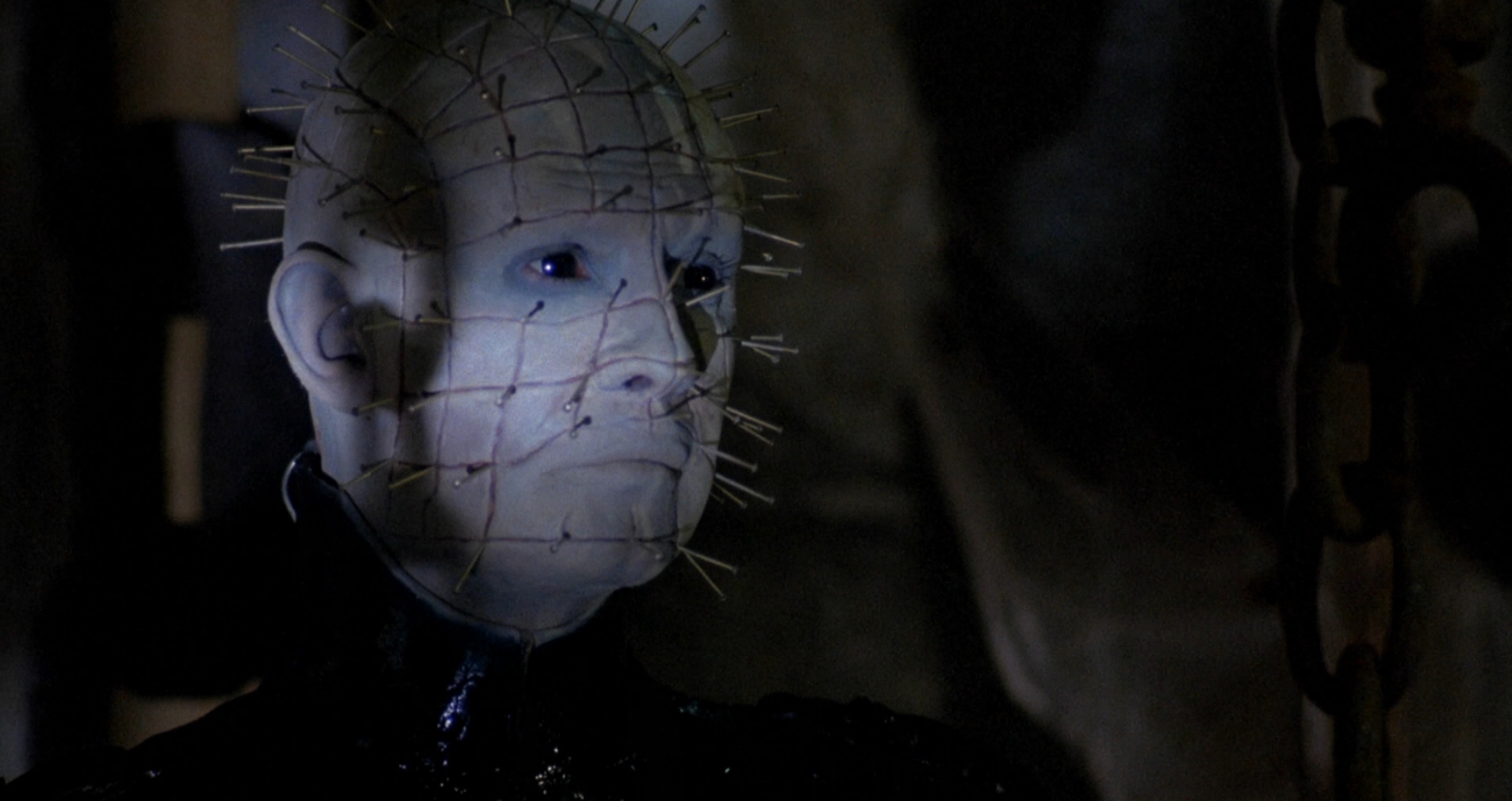 Doug Bradley as Pinhead in Hellraiser (1987).