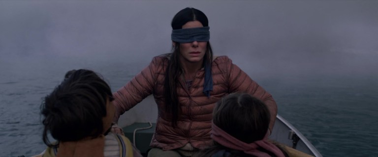 Sandra Bullock in Bird Box (2018).