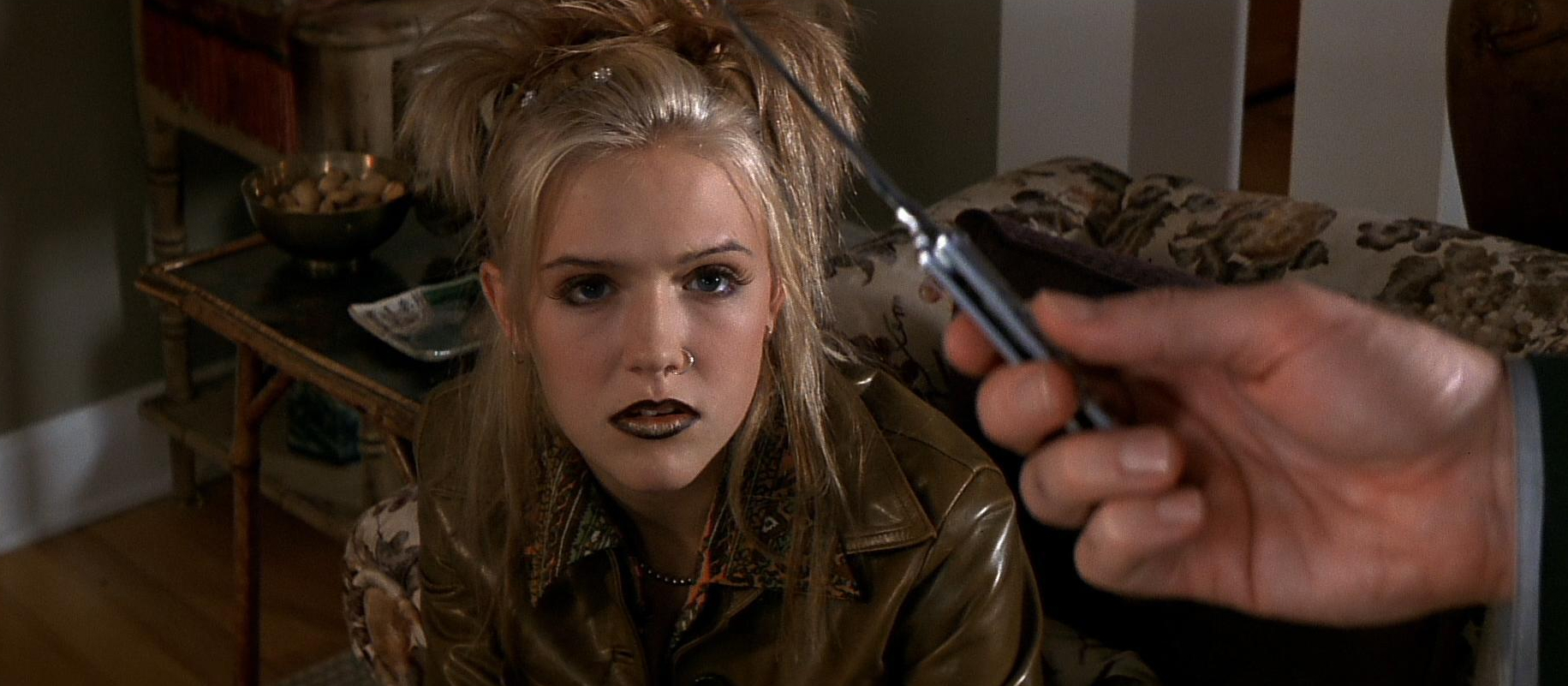 Dominique Swain in Face/Off (1997).