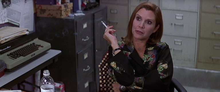 Carrie Fisher as Bianca Burnette in Scream 3 (2000).