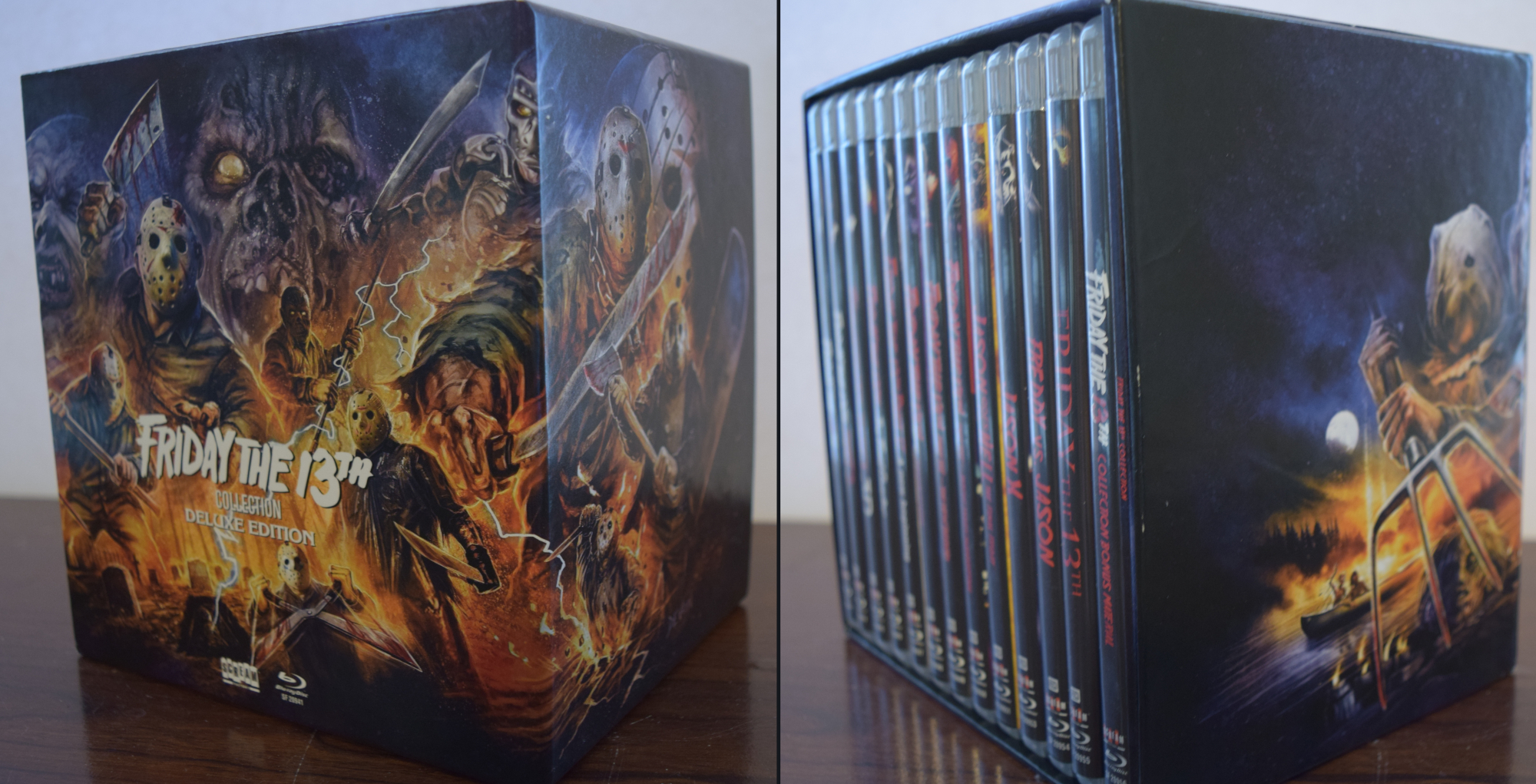 The art of the Scream Factory's Friday the 13th box set.