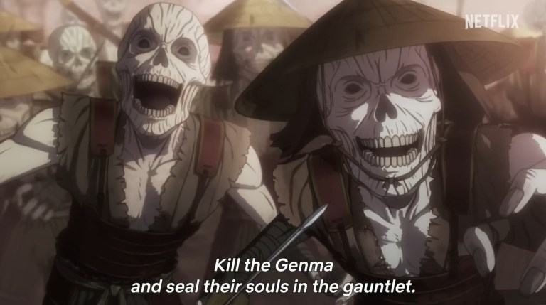 Genma attack in Onimusha (2023).