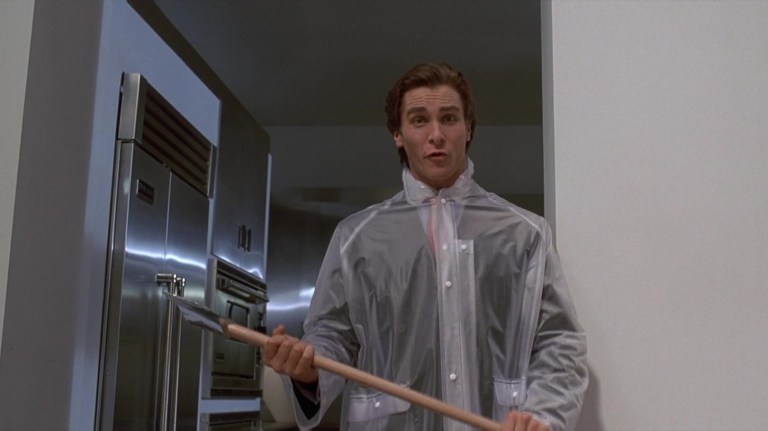 Christian Bale as Patrick Bateman in American Psycho (2000).