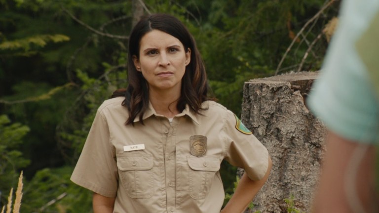 Beth Dover as Kate in Outpost.