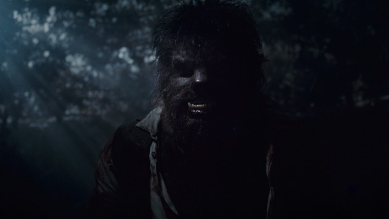 Benicio del Toro stars as Lawrence Talbot aka The Wolfman.