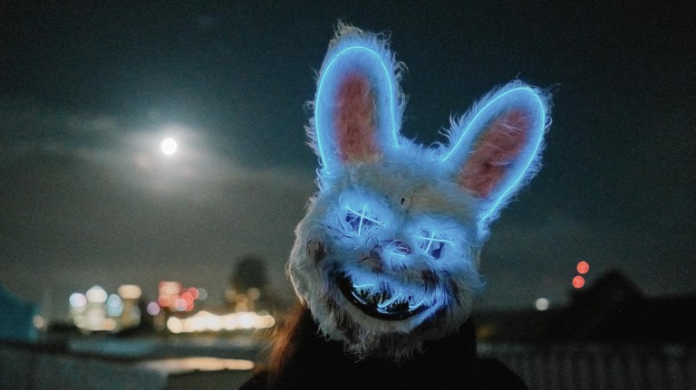 A rabbit-faced killer from Peter Rabid.