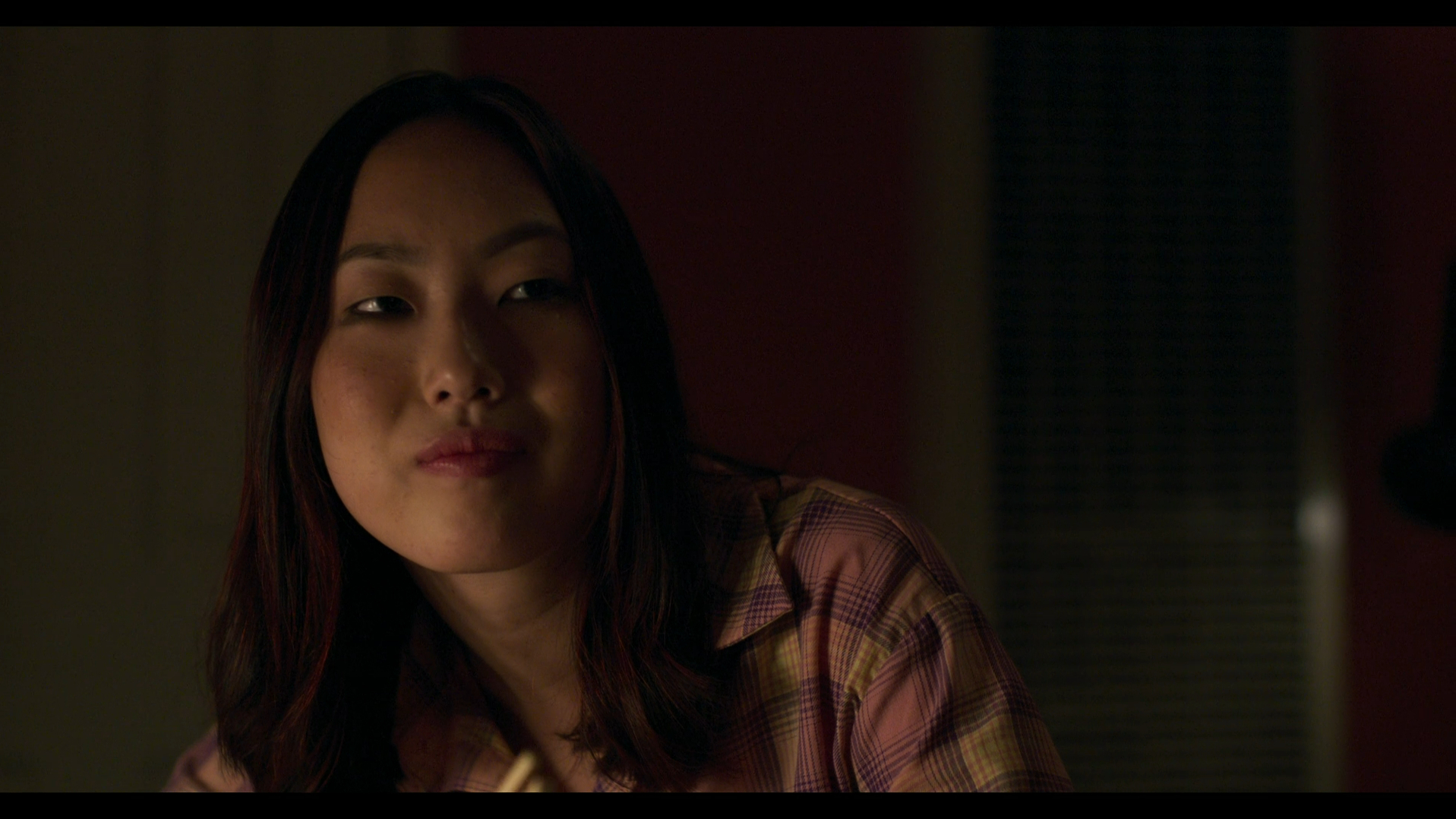 Alice listens in Night Shift (2023).