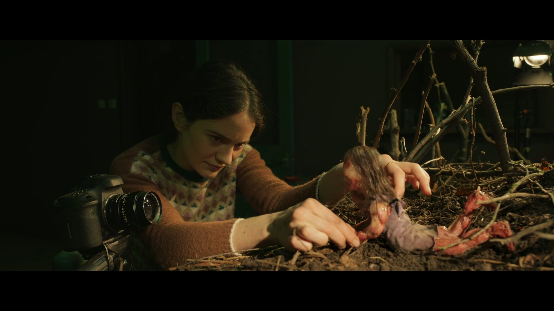 Ella works on her film in Stopmotion (2023).