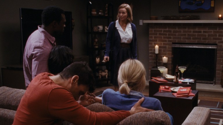 Mother speaks to her hostages in Mother's Day (2010).