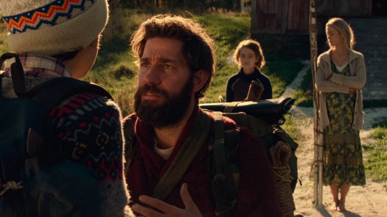 The Abbott family in A Quiet Place (2018)
