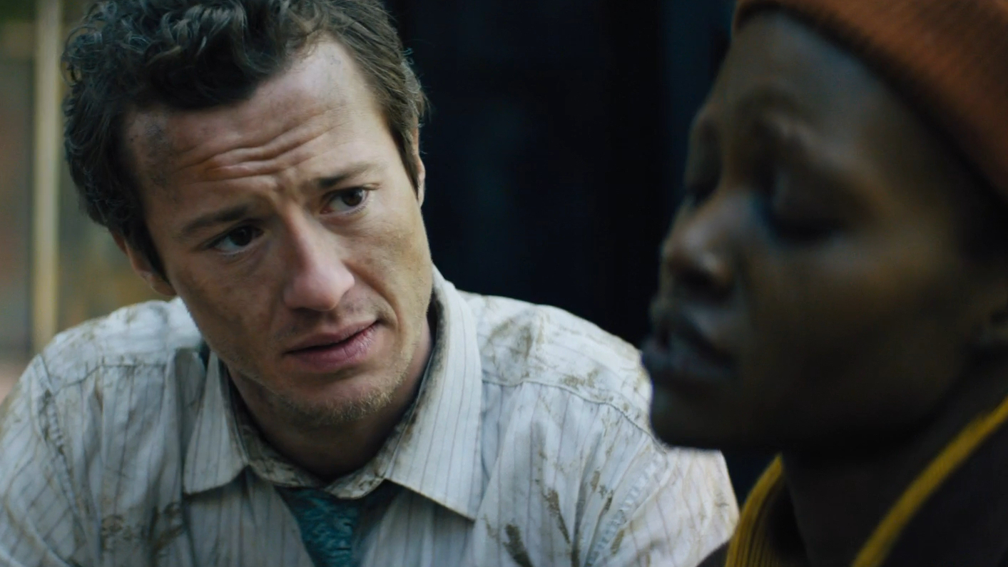 Eric speaks to Sam in A Quiet Place: Day One (2024).