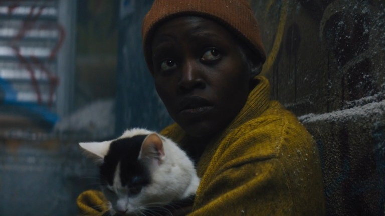 Sam and Frodo in A Quiet Place: Day One (2024).