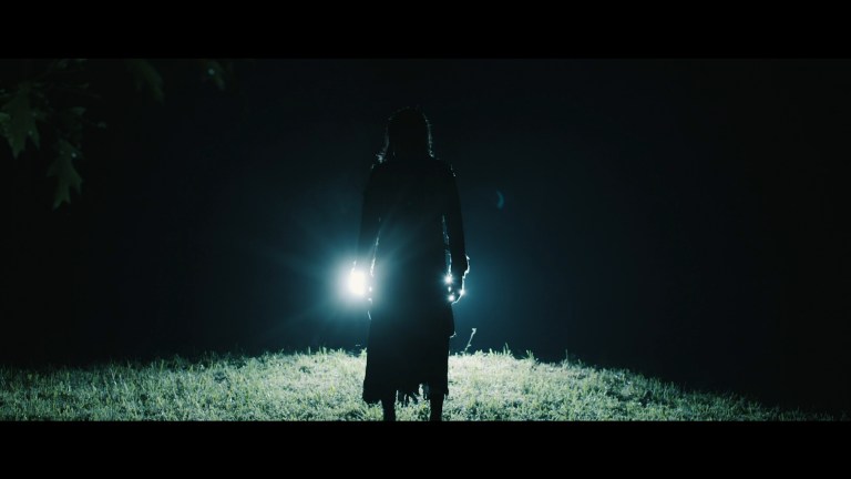 A silhouette of The Hangman in The Hangman (2024).