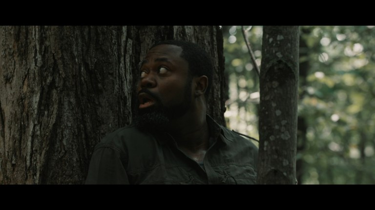 LeJon Woods stars as Leon in The Hangman (2024).