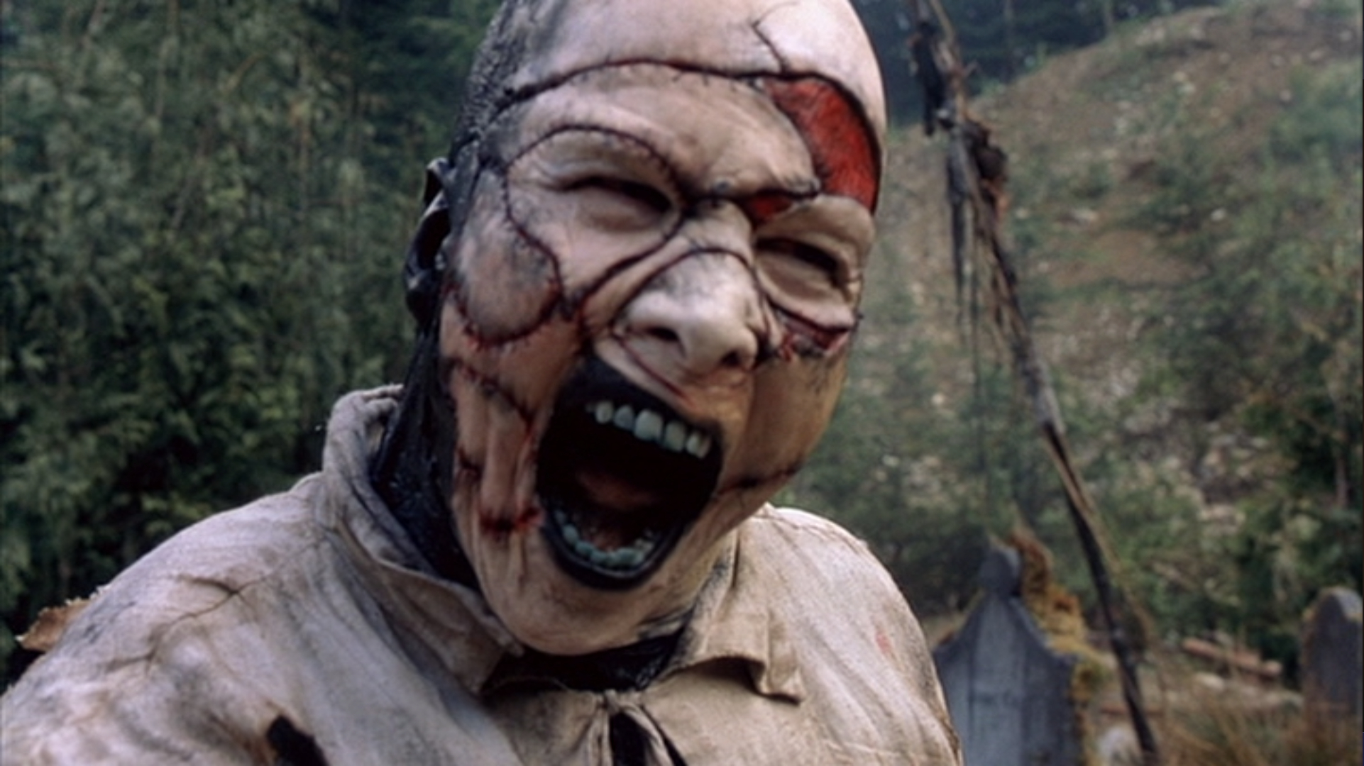 Pedro Castillo Sermano yells in House of the Dead (2003).