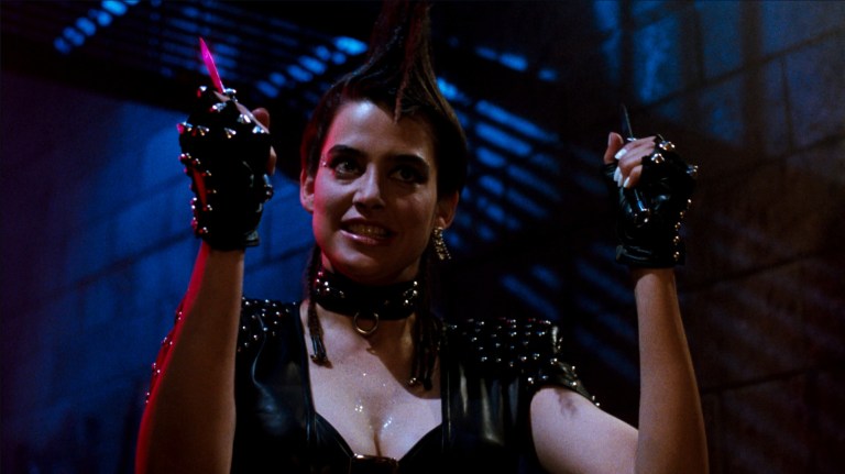 Taryn gets ready to fight Freddy in A Nightmare on Elm Street 3: Dream Warriors (1987).