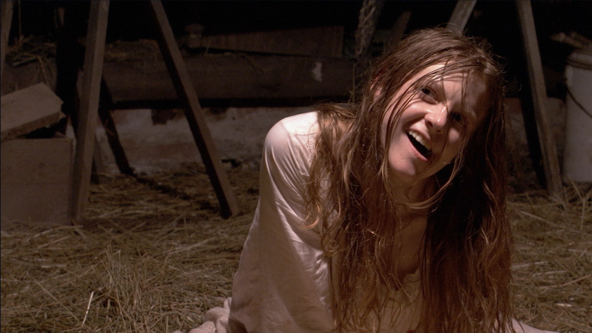 Ashley Bell plays the possessed Nell Sweetzer in The Last Exorcism (2010).