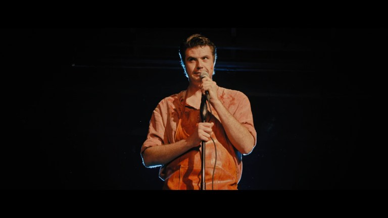 Aaron Prager plays Charlie, the Cannibal Comedian.