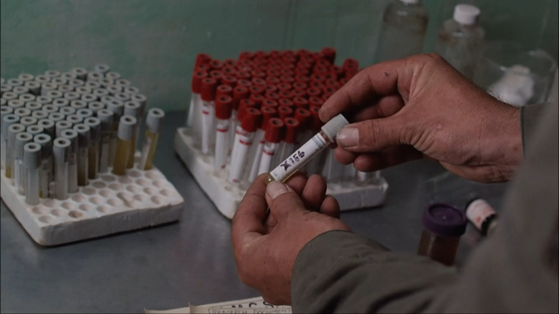 Vials in The Breed (2006).