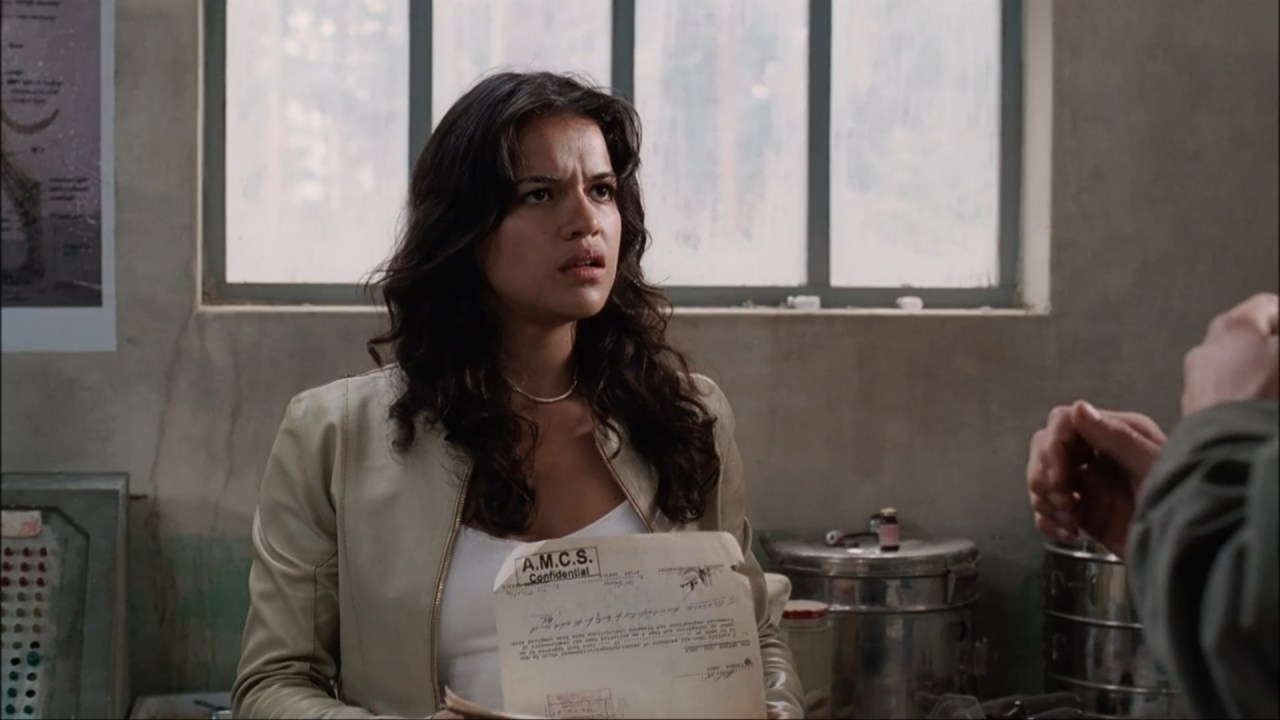 Michelle Rodriguez in The Breed (2006).