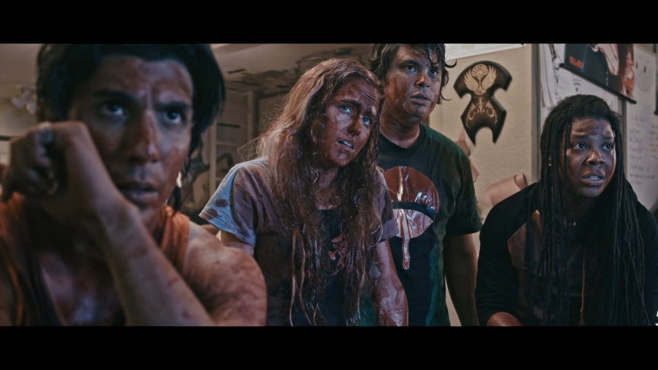 Christian Casillas, Erin Áine, Manny Luke, and Punkie Johnson in ombieCON Vol. 1