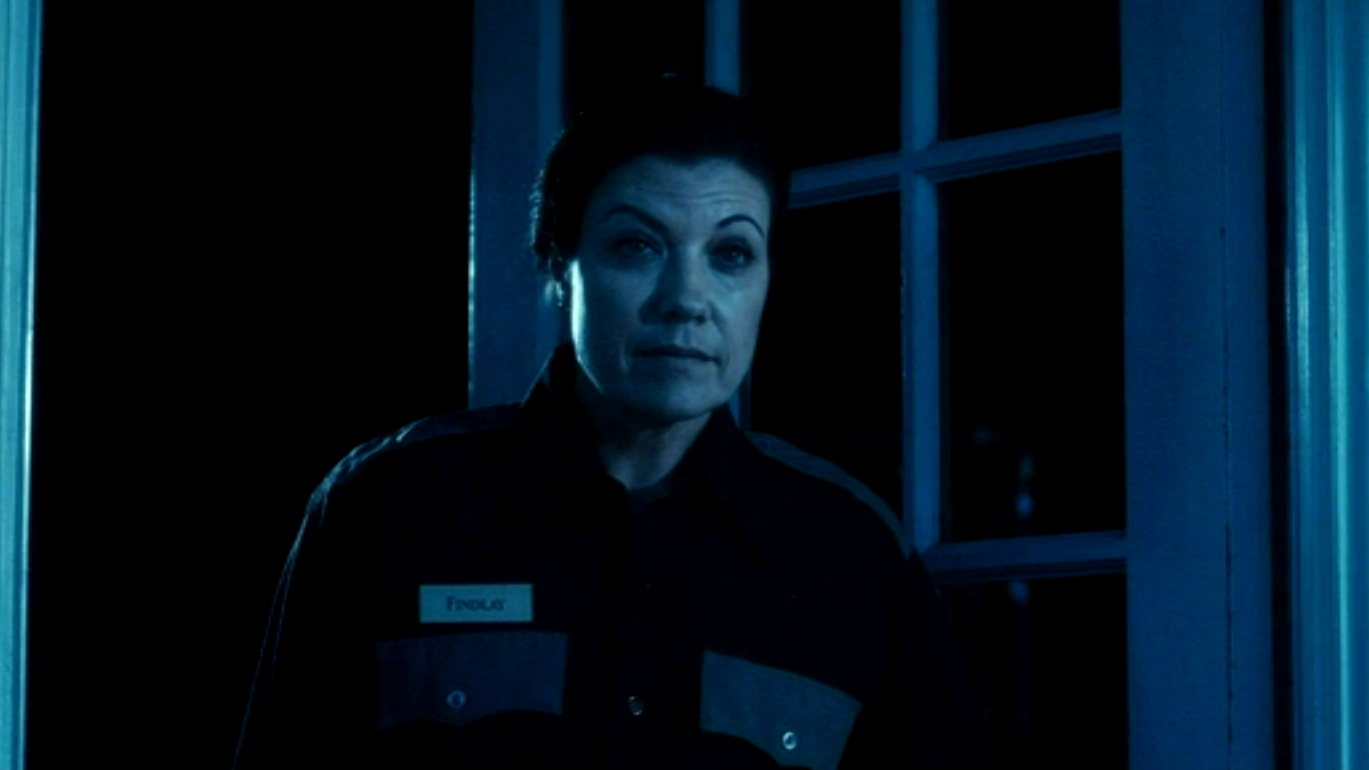 Tiffany Shepis in There's a Zombie Outside (2024).