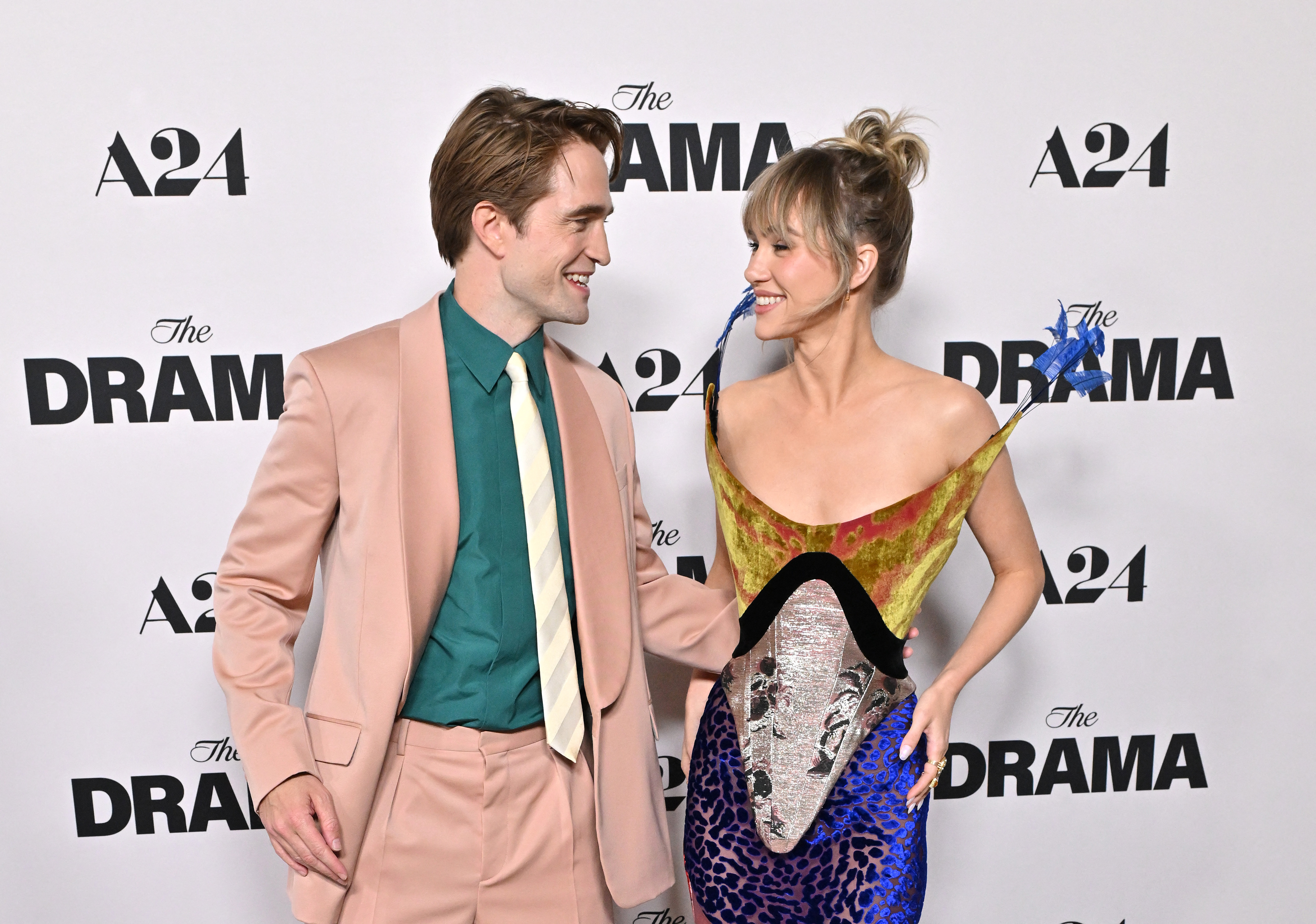 Click to open the image gallery Robert Pattinson and Suki Waterhouse at the Los Angeles premiere of "The Drama" at the DGA Theater
